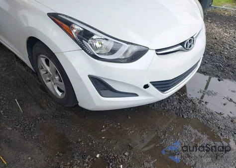 2015 Hyundai Elantra Se z USA, uszkodzony, nr VIN 5NPDH4AEXFH576590